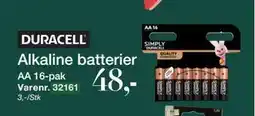 Harald Nyborg Alkaline batterier, DKK 48 tilbud