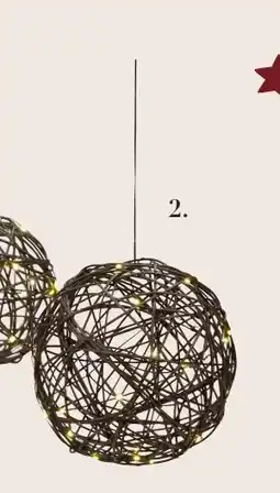 Harald Nyborg Lyskugle 40 LED, DKK 99 tilbud