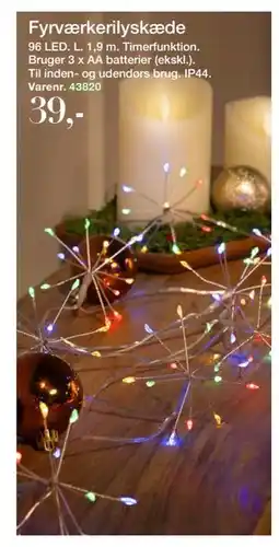 Harald Nyborg Fyrværkerilyskæde, DKK 39 tilbud