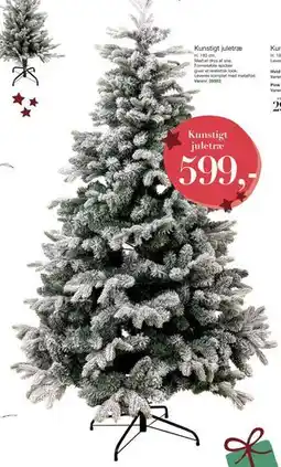 Harald Nyborg Kunstigt juletræ, DKK 599 tilbud