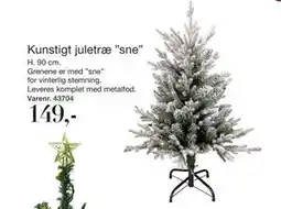 Harald Nyborg Kunstigt juletræ ”sne”, DKK 43704 tilbud