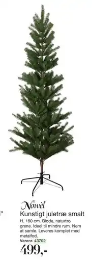 Harald Nyborg Kunstigt juletræ smalt, DKK 499 tilbud