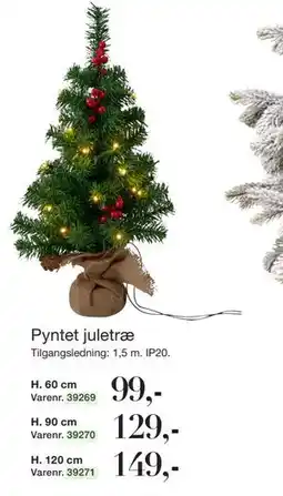 Harald Nyborg Pyntet juletræ tilbud