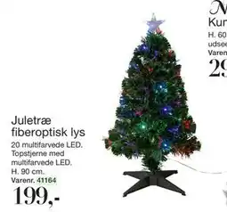 Harald Nyborg Juletræ fiberoptisk lys, DKK 199 tilbud