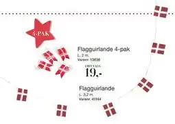 Harald Nyborg Flagguirlande, DKK 19 tilbud