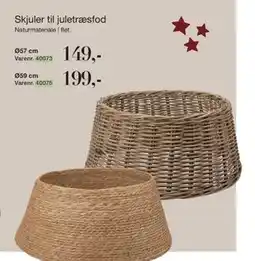 Harald Nyborg Skjuler til juletræsfod tilbud