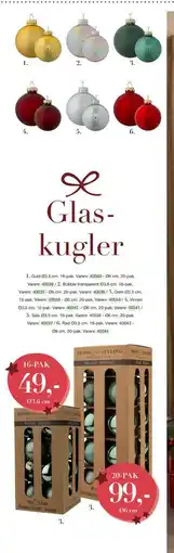 Harald Nyborg Glaskugler tilbud