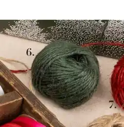 Harald Nyborg Gavebånd jute 35 m. Grøn, DKK 15 tilbud