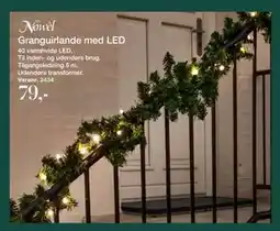 Harald Nyborg Granguirlande med LED, DKK 79 tilbud