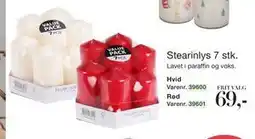 Harald Nyborg Stearinlys 7 stk, DKK 69 tilbud