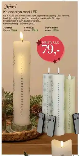 Harald Nyborg Kalenderlys med LED, DKK 79 tilbud
