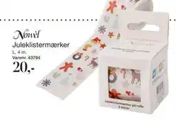 Harald Nyborg Juleklistermærker, DKK 20 tilbud