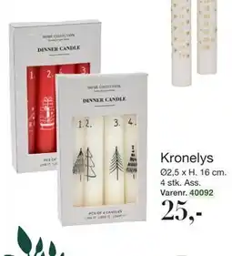 Harald Nyborg Kronelys, DKK 25 tilbud