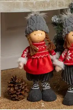 Harald Nyborg Nordisk nisse pige H. 33 cm., DKK 39 tilbud