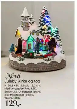 Harald Nyborg Juleby Kirke og tog, DKK 129 tilbud