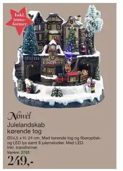 Harald Nyborg Julelandskab kørende tog, DKK 249 tilbud