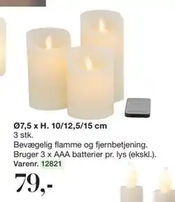 Harald Nyborg LED-vokslys, DKK 79 tilbud