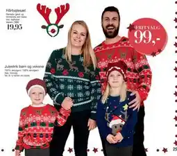 Harald Nyborg Julestrik børn og voksne, DKK 99 tilbud