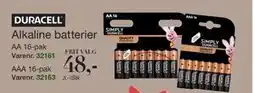 Harald Nyborg Alkaline batterier, DKK 48 tilbud
