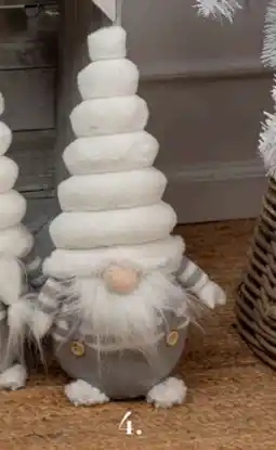 Harald Nyborg Hvid nissedreng med snurretopnissehue, DKK 49 tilbud