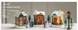 Harald Nyborg Julebysæt med lys, DKK 99 tilbud