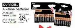 Harald Nyborg Alkaline batterier, DKK 48 tilbud