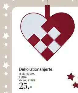 Harald Nyborg Dekorationshjerte, DKK 25 tilbud