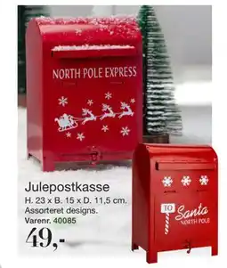 Harald Nyborg Julepostkasse, DKK 49 tilbud