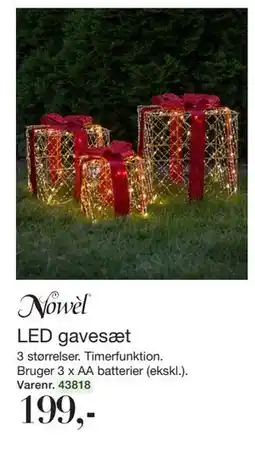 Harald Nyborg LED gavesæt, DKK 199 tilbud