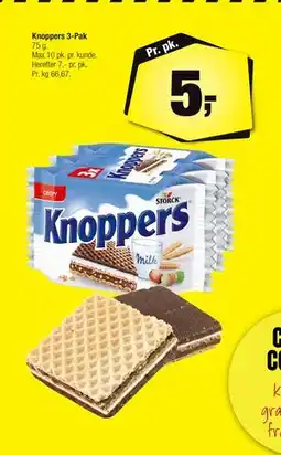 Calle Knoppers 3-Pak, DKK 5 tilbud