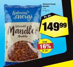Calle Naturens Energi Mandler, DKK 149.99 tilbud
