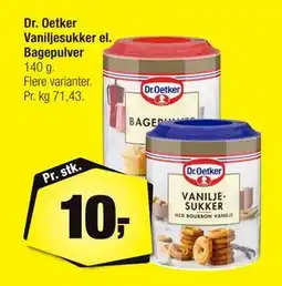 Calle Dr. Oetker Vaniljesukker el. Bagepulver, DKK 10 tilbud