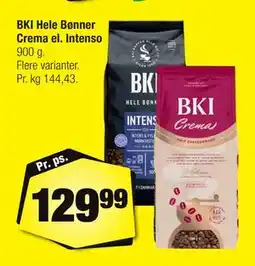 Calle BKI Hele Bønner Crema el. Intenso, DKK 129.99 tilbud