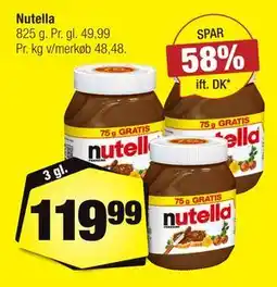 Calle Nutella, DKK 119.99 tilbud