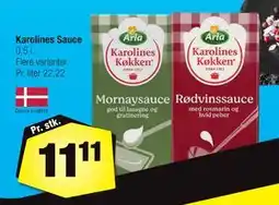 Calle Karolines Sauce, DKK 11.11 tilbud