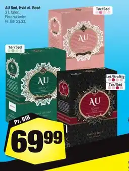 Calle AU Rød, Hvid el. Rosé, DKK 69.99 tilbud