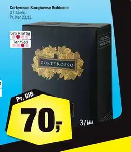 Calle Corterosso Sangiovese Rubicone, DKK 70 tilbud