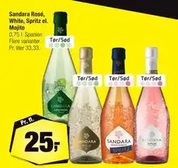 Calle Sandara Rosé, White, Spritz el. Mojito, DKK 25 tilbud