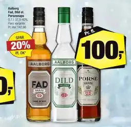 Calle Aalborg Fad, Dild el. Porsesnaps, DKK 100 tilbud