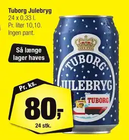 Calle Tuborg Julebryg, DKK 80 tilbud