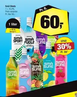 Calle Små Shots, DKK 60 tilbud