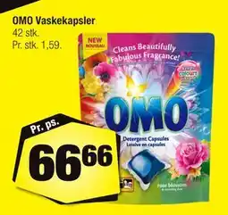Calle OMO Vaskekapsler, DKK 66.66 tilbud