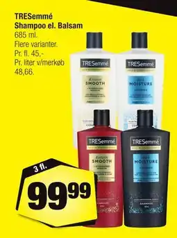 Calle TRESemmé Shampoo el. Balsam, DKK 99.99 tilbud
