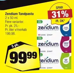 Calle Zendium Tandpasta, DKK 99.99 tilbud