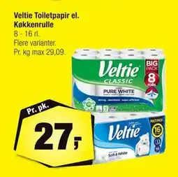 Calle Veltie Toiletpapir el. Køkkenrulle, DKK 27 tilbud