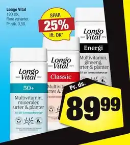 Calle Longo Vital, DKK 89.99 tilbud