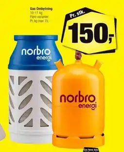 Calle Gas Ombytning, DKK 150 tilbud