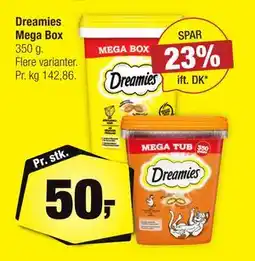Calle Dreamies Mega Box, DKK 50 tilbud