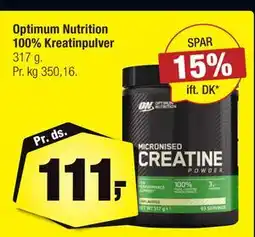 Calle Optimum Nutrition 100% Kreatinpulver, DKK 111 tilbud