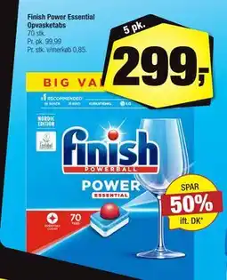 Calle Finish Power Essential Opvasketabs, DKK 299 tilbud